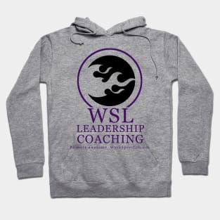 WSL Leadership Coaching logo in purple Hoodie